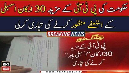 PDM Govt prepared to accept 30 more PTI MNAs resignation