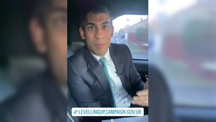 Rishi Sunak posts video that shows him seeming to break no-seatbelt law