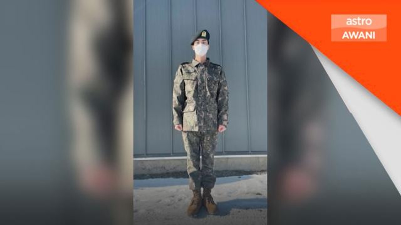 Latihan Ketenteraan | Tamat latihan asas, Jin BTS kongsi gambar terbaharu