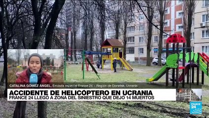 France 24 llegó a la zona del accidente donde perdió la vida el ministro del Interior ucraniano