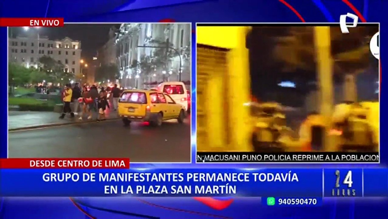 Protestas en Centro de Lima: Manifestantes realizan nueva movilización contra Dina Boluarte