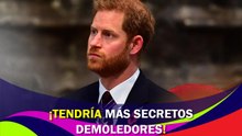 El Príncipe Harry tendría más secretos demoledores