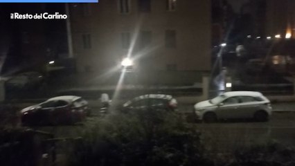 Prima neve a Bologna, la città si imbianca