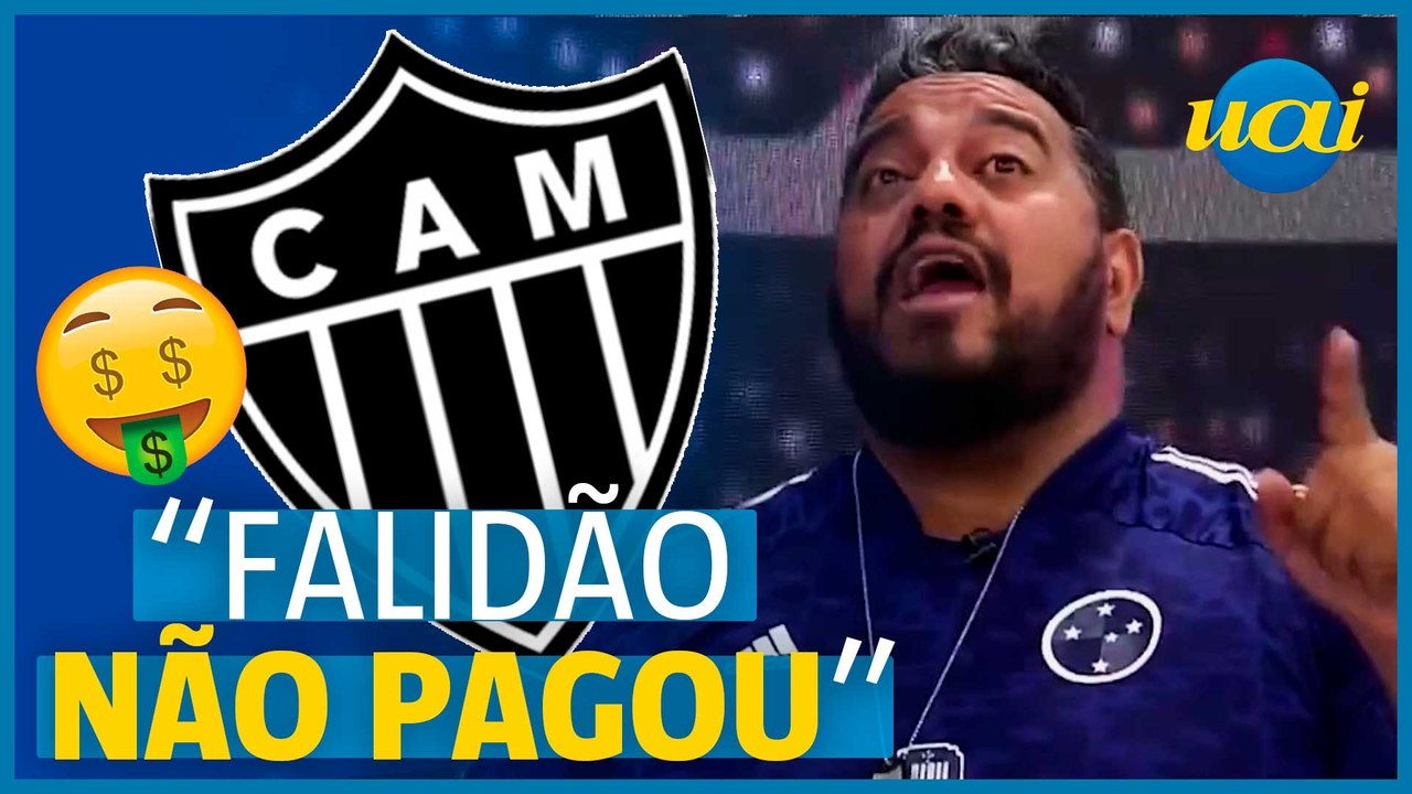 Hugão zoa Atlético após bloqueio nas contas: 'falidão'