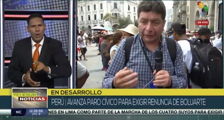 Paro cívico popular avanza en Perú