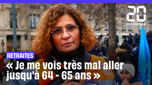 À Paris, la colère des manifestants contre la réforme des retraites