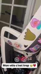 Louane a montré son vélo ultra original sur Instagram