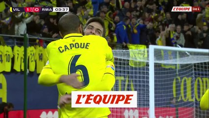 La splendide demi-volée de Capoue contre le Real Madrid - Foot - ESP - Coupe