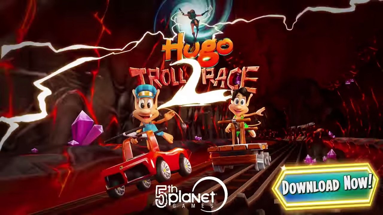 Hugo Troll Race 2 : Rail Rush Game Official Android IOS GamePlay ...