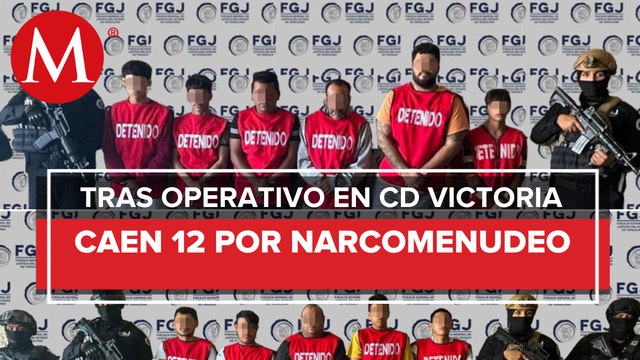 Autoridades de Tamaulipas detuvieron a 12 personas tras realizar cateos