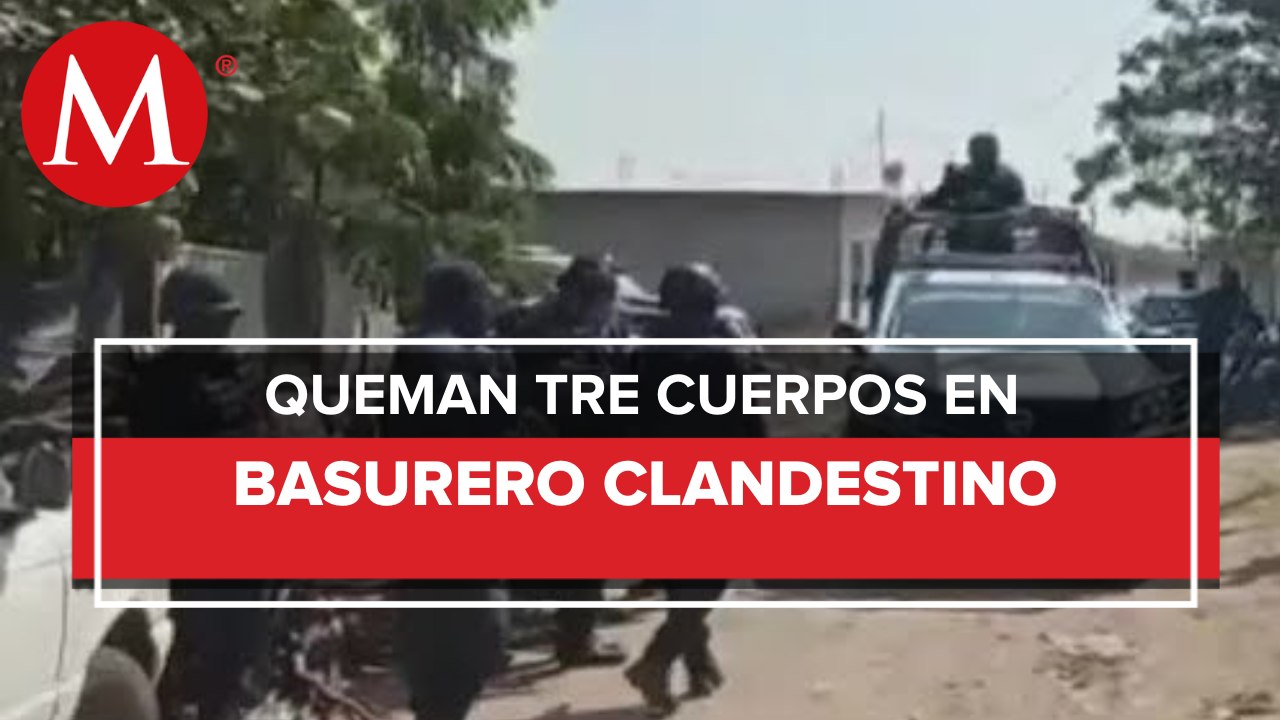 Hallan tres cuerpos calcinados a un costado de la carretera Oaxaca-México