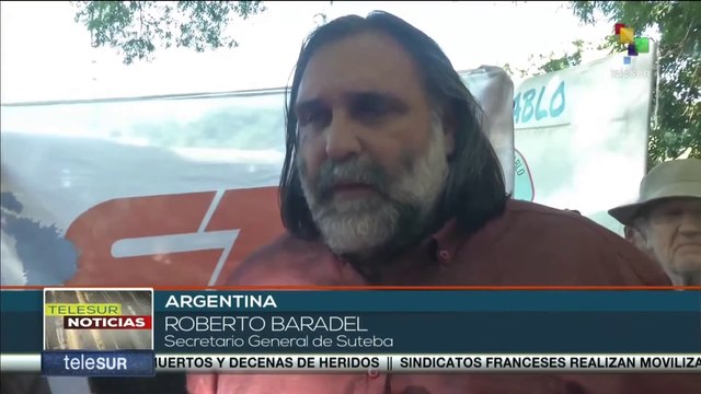 Baradel: Las minorías con poder no pueden erigirse como representantes de la voluntad popular