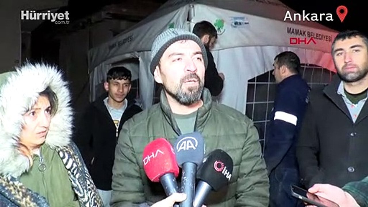 Ankara'da inşaat kazısında bitişikte bulunan apartmanın istinat duvarı çöktü, 19 daire tahliye edildi