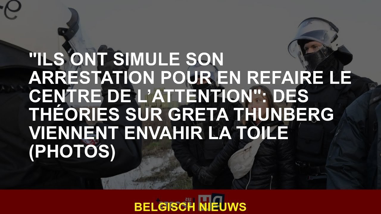 "Ils ont simulé son arrestation pour refaire le centre d'attention": les théories sur Greta Thunberg