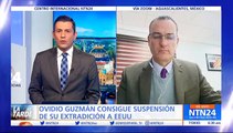 René Urrutia de la Vega, vicefiscal habló en La Tarde de NTN24 respecto a las solicitudes de Joaquín ‘El Chapo’ Guzmán y de su hijo Ovidio Guzmán.