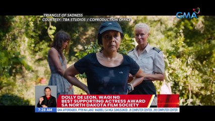 Dolly de Leon, wagi ng Best Supporting Actress Award sa North Dakota Film Society | UB