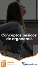 Скачать видео: Conceptos básicos de ergonomía