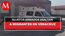 Emboscan a migrantes para asaltarlos en Veracruz; hay dos lesionados