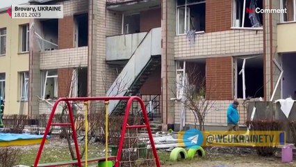 تصاویر لاشه‌ هلی‌کوپتری که جان وزیر کشور اوکراین را گرفت