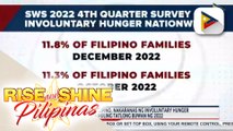 SWS: Nasa 11.8% ng mga Pilipino, nakaranas ng 'involuntary hunger' o gutom sa huling tatlong buwan ng 2022