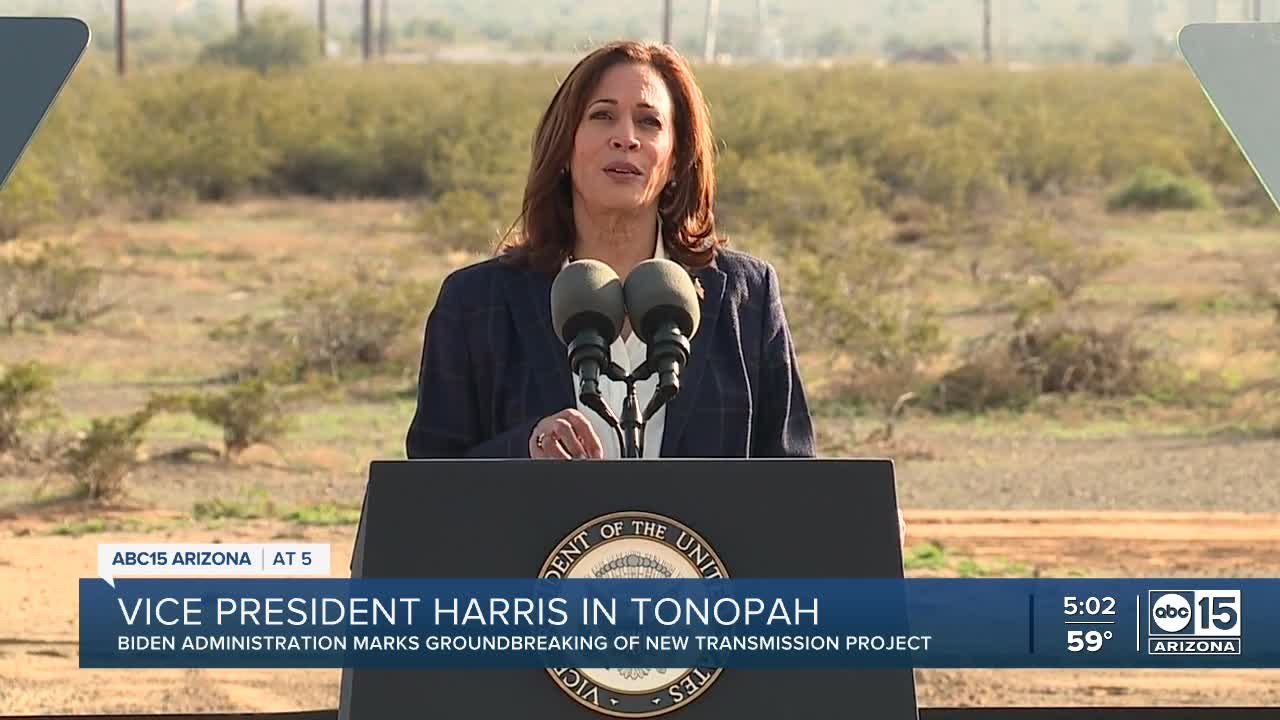 Vice President Kamala Harris visits Tonopah