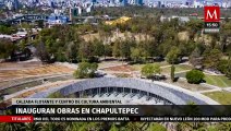 AMLO y Sheinbaum inauguran Calzada Flotante y Centro de Cultura Ambiental de Chapultepec