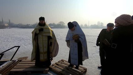 Kırgızistan'da Epifani Bayramı kutlamaları