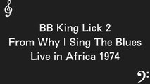 B.B. King Blues Guitar Lick 2 From Why I Sing The Blues Live in Africa 1974 / Blues Guitar Lesson