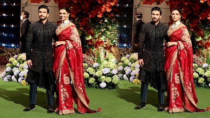 Anant Radhika Engagement: Deepika Padukone Ranveer Singh Royal Look पर फिदा हुए फैंस, Watch Video