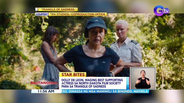 Dolly de Leon, waging Best Supporting Actress sa North Dakota Film Society para sa Triangle of Sadness | BT