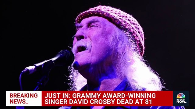 Pionnier du folk-rock, le chanteur Américain David Crosby, californien aux longs cheveux blancs, est mort à 81 ans cette nuit après une vie d'excès et de succès