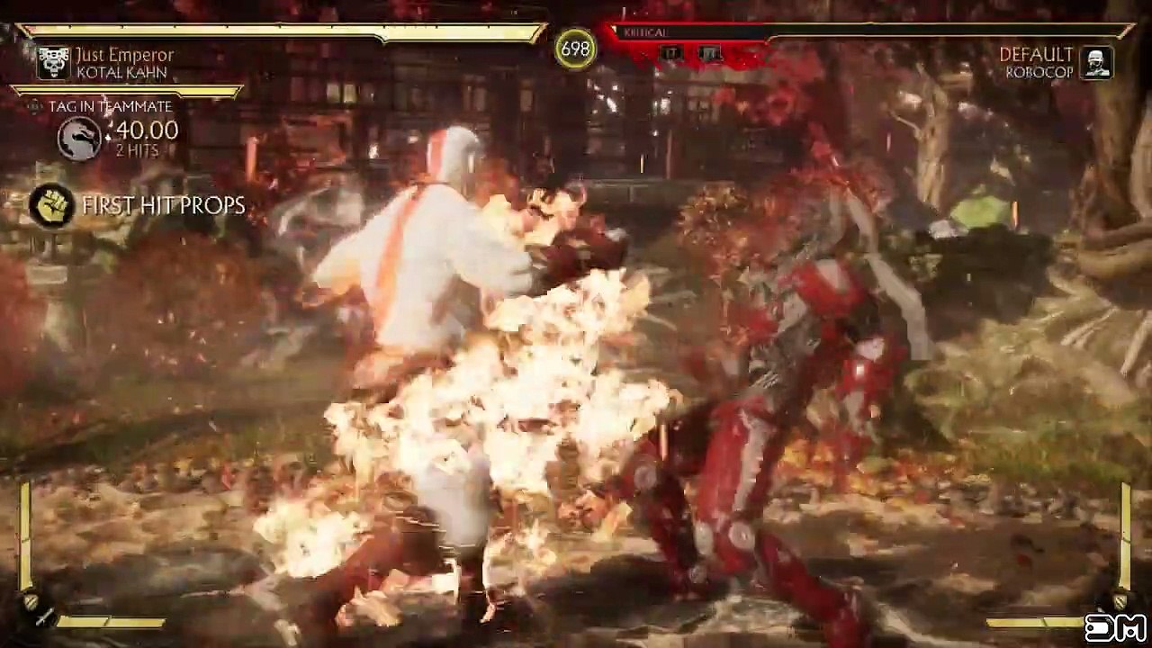 MK11 Kratos Performs All Fatalities in VS Game Mode