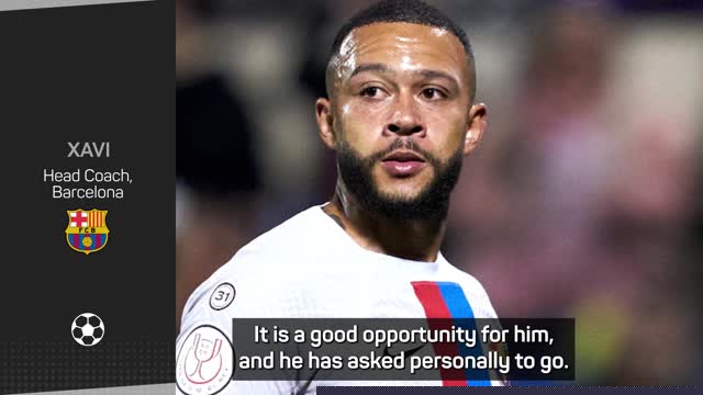 Depay's decision to leave Barcelona - Xavi