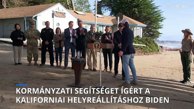 Kormányzati segítséget ígért a kaliforniai helyreállításhoz az amerikai elnök