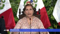 Enfrentamientos en manifestaciones para pedir renuncia de presidenta de Perú