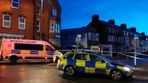 Scene of the police cordon in Abington on Friday morning (January 20)