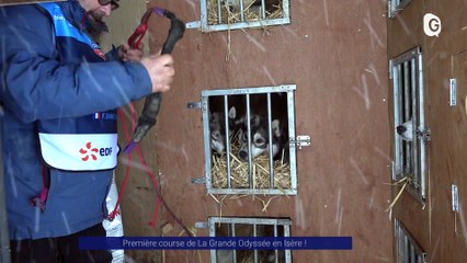 Reportage - Première course de La Grande Odyssée en Isère !
