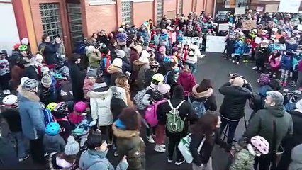 Protesta en el colegio Quevedo de León