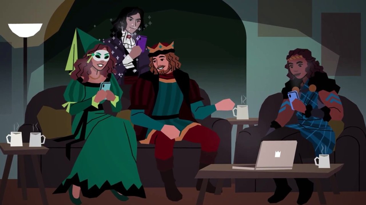 In King of the Castle könnt ihr mit euren Freunden um den Mittelalter-Thron wetteifern