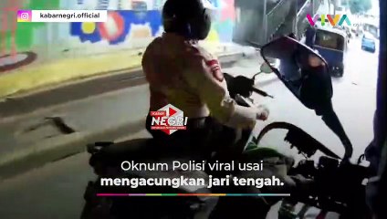 Oknum Polisi Acungkan Jari Tengah ke Relawan Ambulans