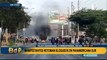 Ica: Manifestantes retoman bloqueos en la Panamericana Sur