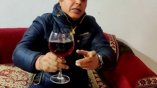 Red Wine From Pomegranate Juice // घर में बनाएं वाइन।