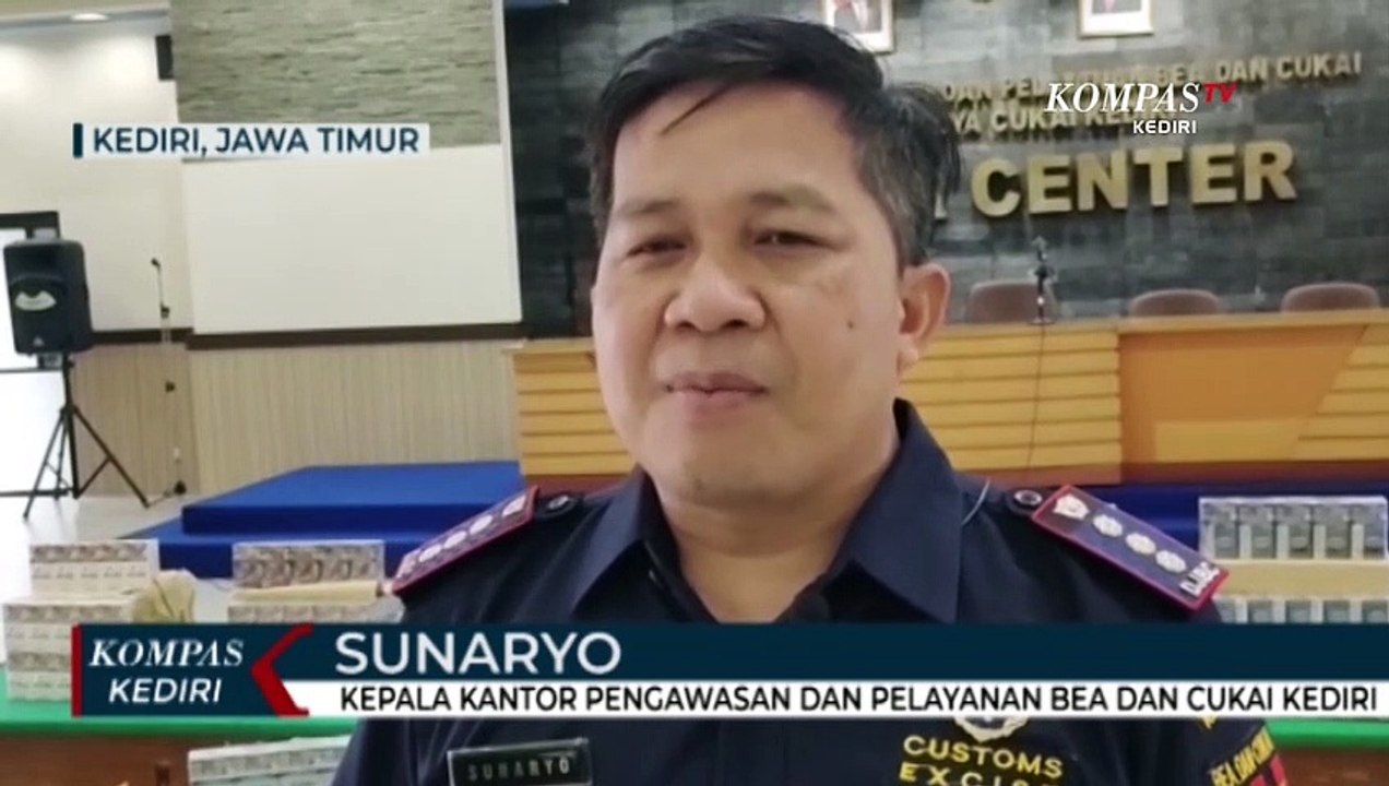 Bea Cukai Kediri Gagalkan Pengiriman Ratusan Ribu Rokok Ilegal