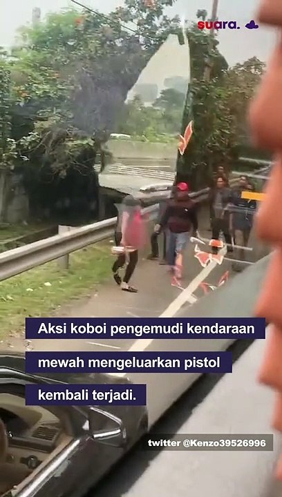 Aksi Pengemudi Mobil Pelat RFS, Keluarkan Pistol Saat Cekcok Di Jalan # ...