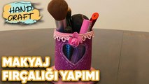 Anneler Günü İçin Makyaj Fırçalığı Yapımı - How to make make up brush box? | Handcraft TV