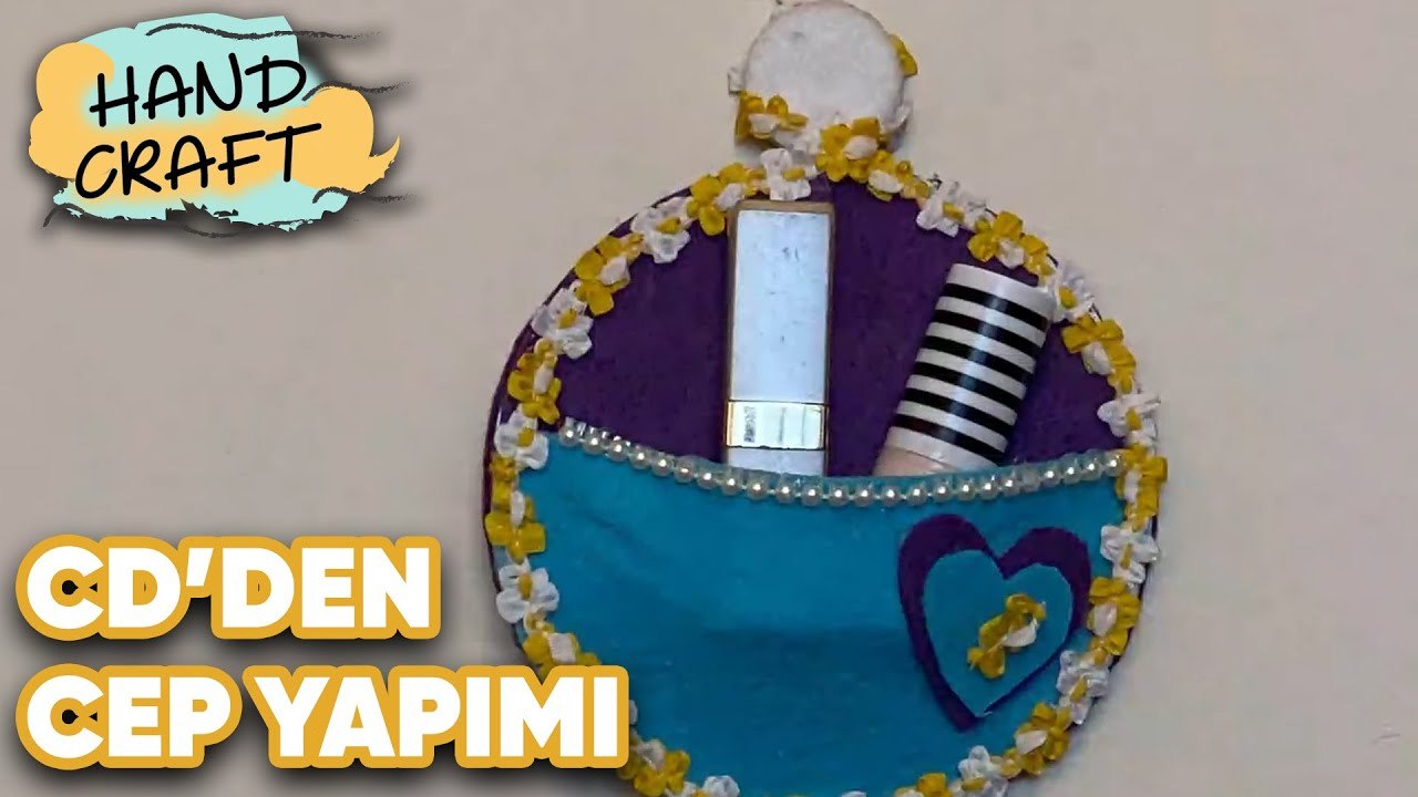 Anneler Günü İçin Annemize Cd'den Cep Yapımı | Handcraft TV ZelihaSunal