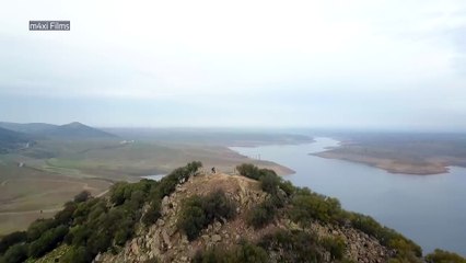 La 'montaña mágica' extremeña dentro de la mayor rotonda de Europa