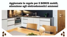 Aggiornate le regole per il BONUS mobili, attenzione agli elettrodomestici ammessi