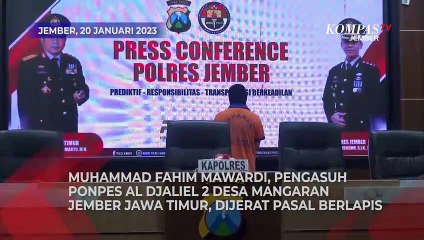 Download Video: Cabuli 4 Santriwati, Fahim Dijerat Pasal Berlapis dan Terancam 15 Tahun Penjara