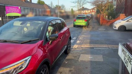 Parking issues outside Cadishead Primary School in Salford